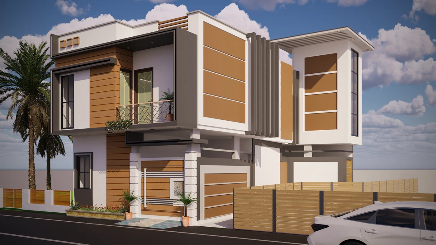 House Elevations - 3Ds Max and Corona Renderer