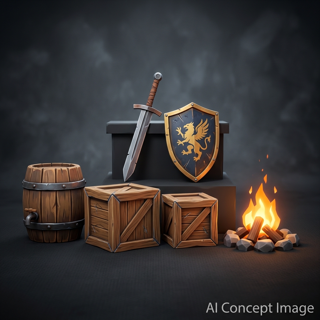 Asset Modelling for Low Poly Game